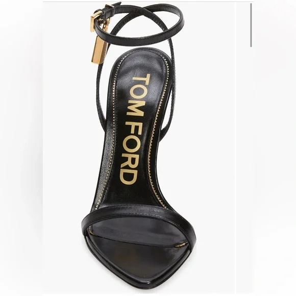 Tom Ford Padlock Pointy Toe Sandals Heels